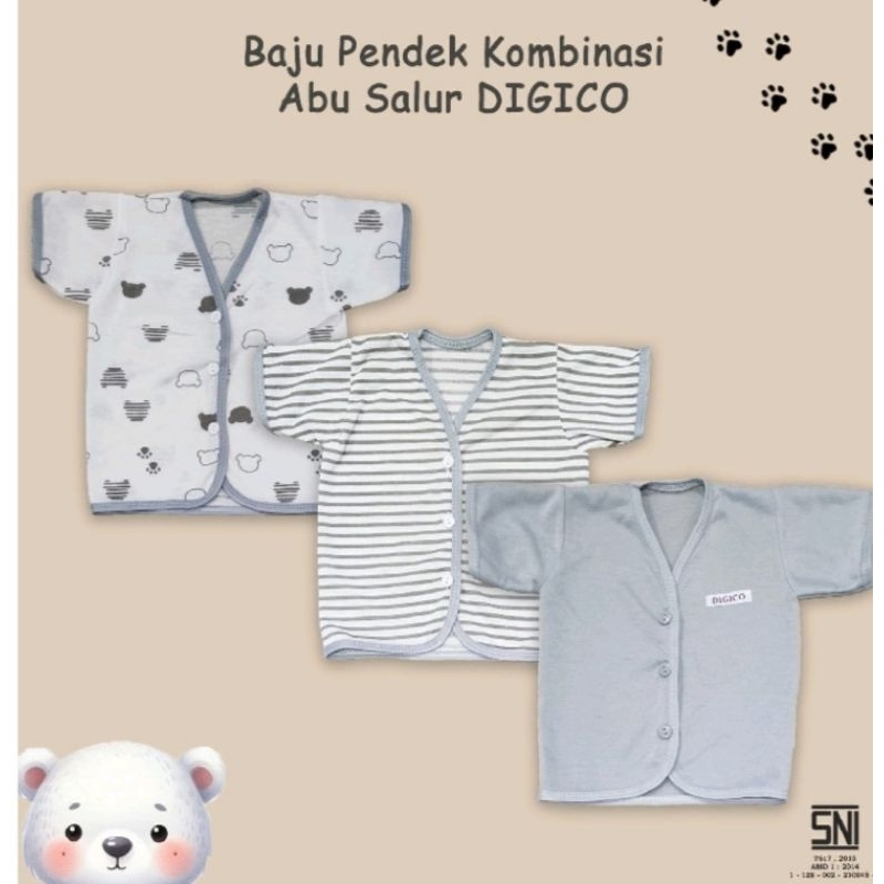 baju bayi newborn kancing depan