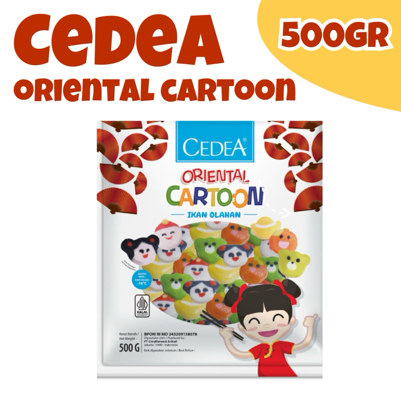 

(KHUSUS INSTAN) Cedea Oriental Cartoon 500gr//Olah Ikan Karakter//Olahan Ikan Bentuk Kartun