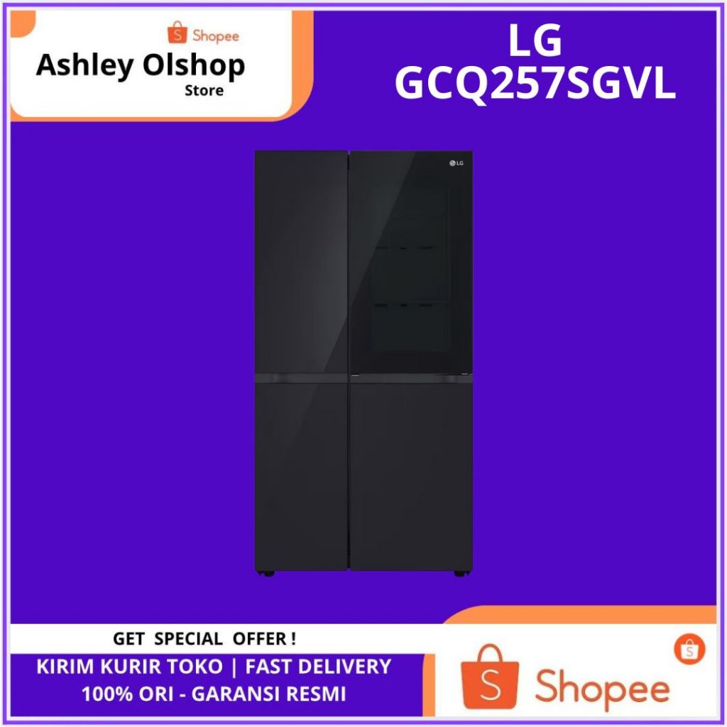 Kulkas Tok Tok LG GCQ257SGVL 694 Liter LG GC-Q257SGVL Side by Side LG