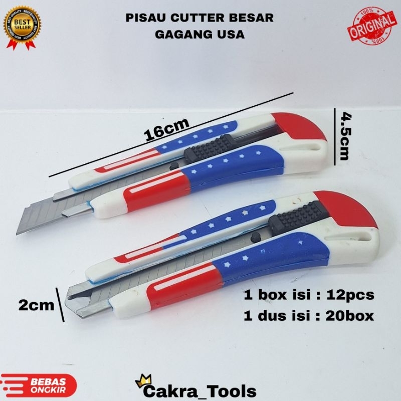 

PISAU CUTTER BESAR GAGANG USA / PISAU CUTTER USA