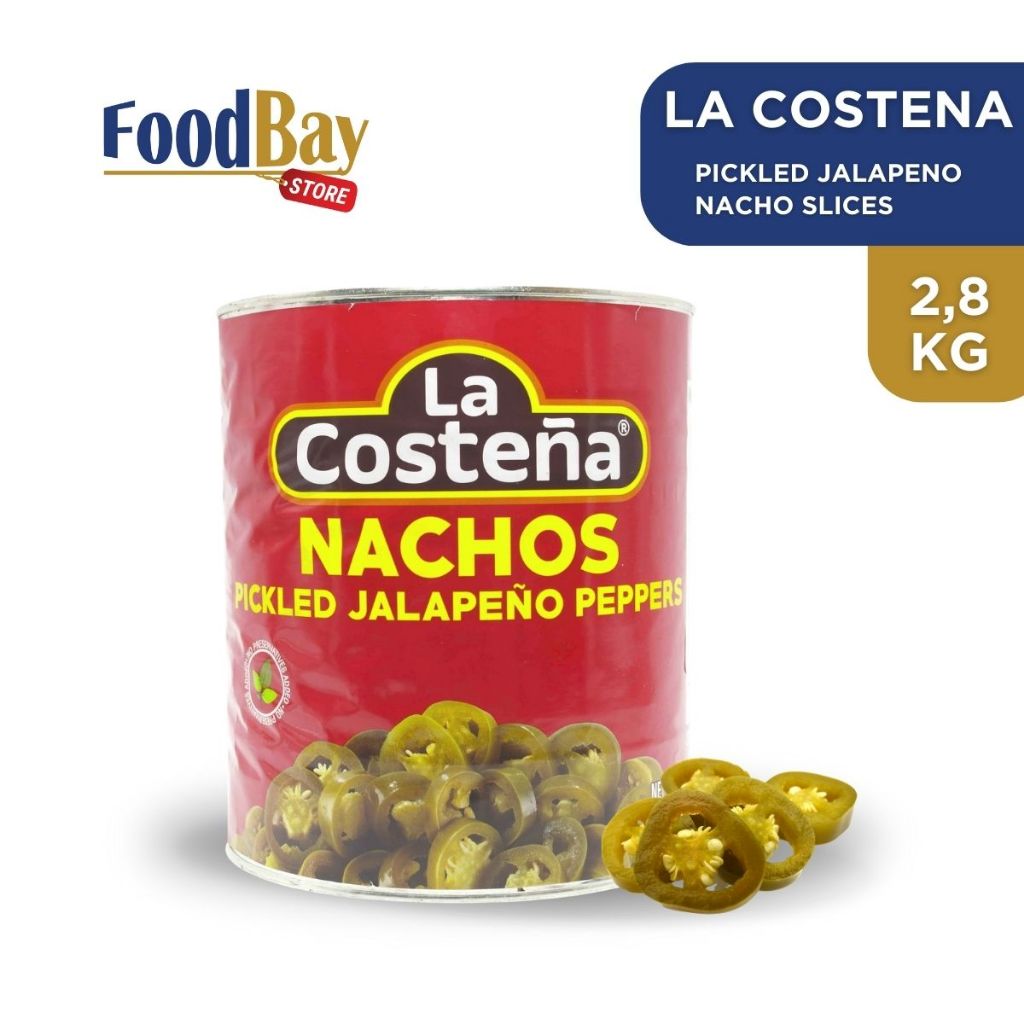 

LA COSTENA NACHOS - Pickled Jalapeno Nacho Slices 2.8 kg / Jalapenos slices 2800 gr