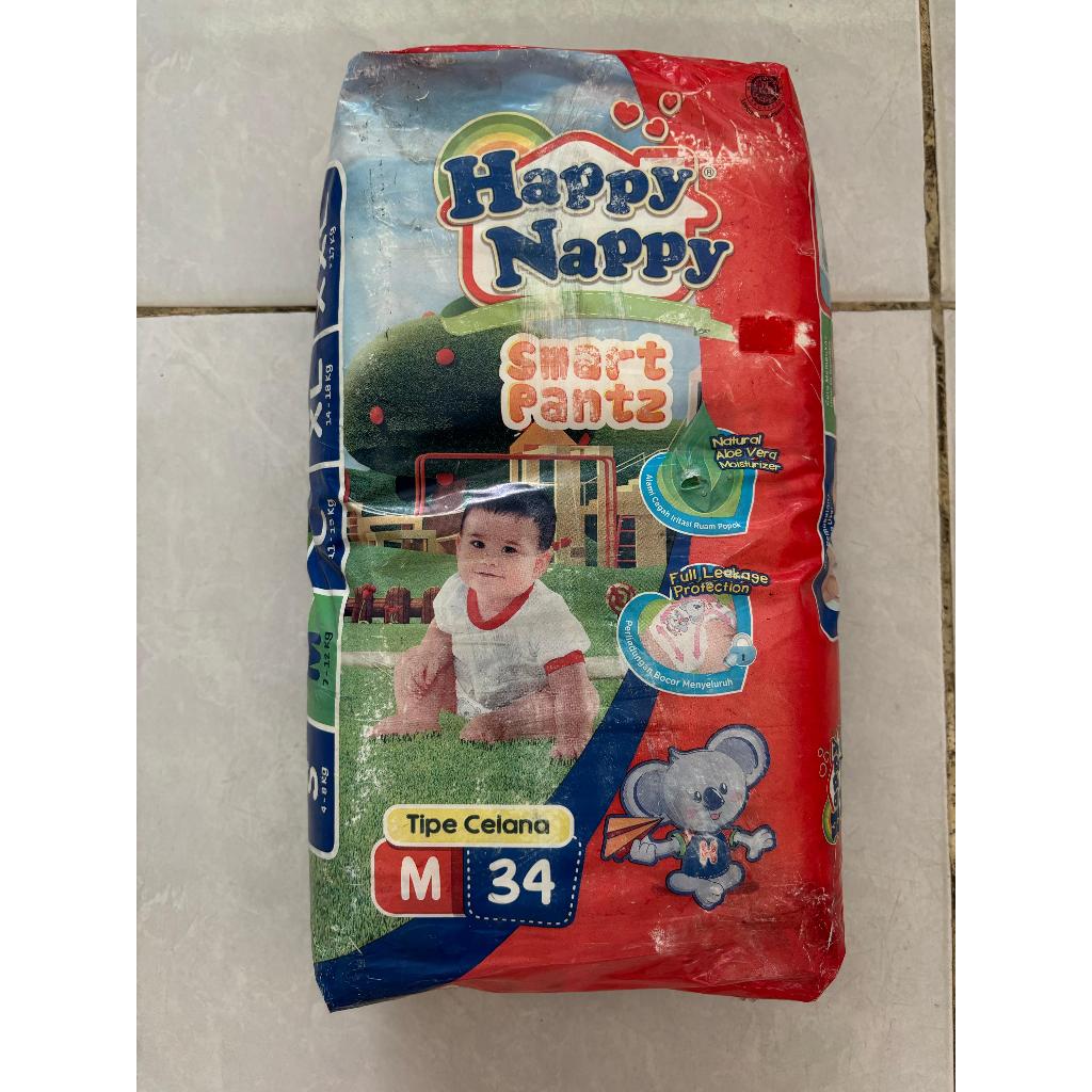 PAMPERS MURAH | Happy Nappy Smart Pants M34 /L30 | MFD 2022