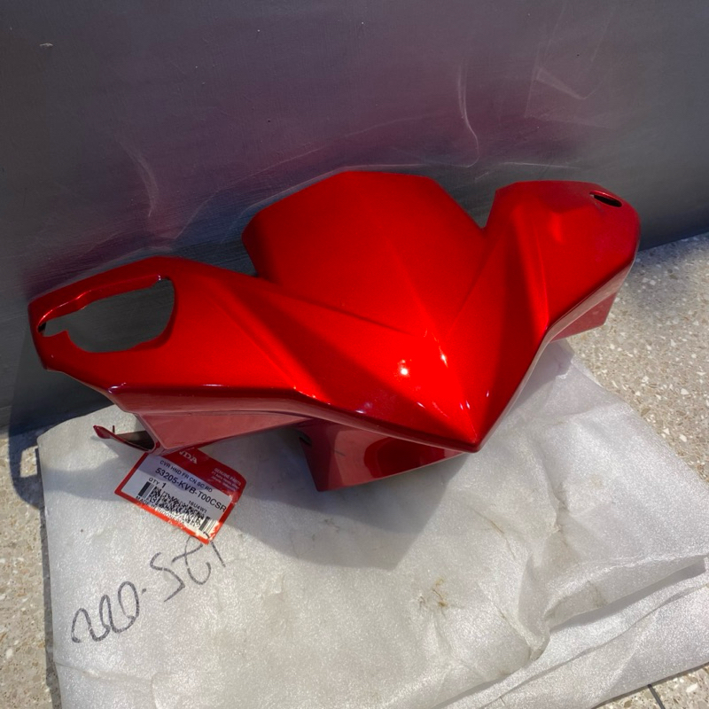 BATOK LAMPU DEPAN VARIO TECHNO 110 KARBU MERAH METALLIC ORIGINAL AHM 53205 KVB T00CSR