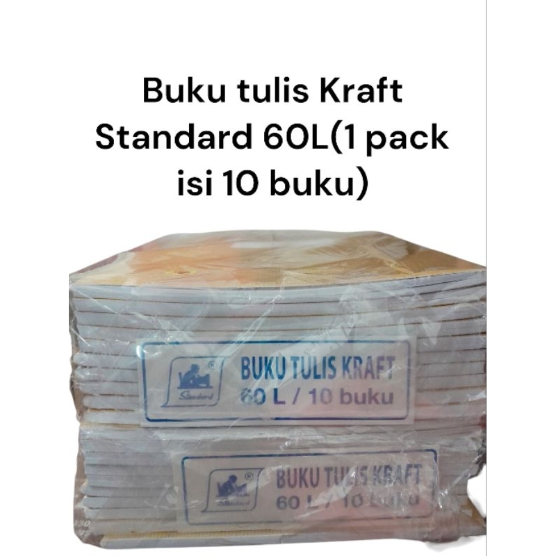 

Buku tulis kraft Standard 60 lembar