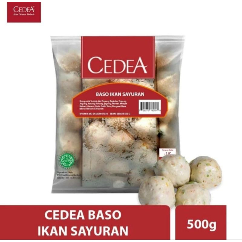 

CEDEA BAKSO IKAN SAYURAN 500GR