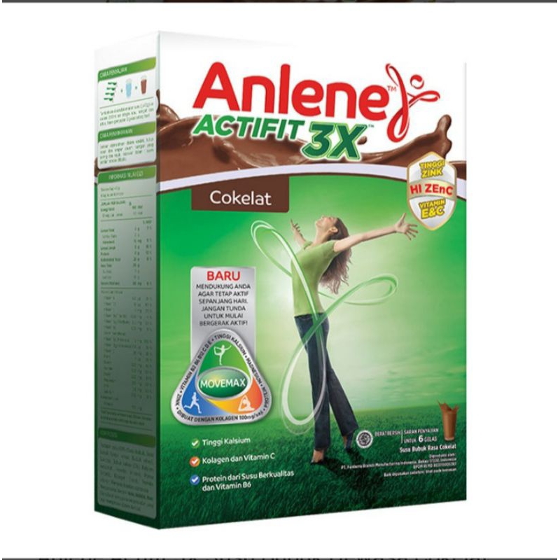 

ANLENE ACTIFIT 3X SUSU BUBUK VANILLA RENDAH LEMAK 570 GR