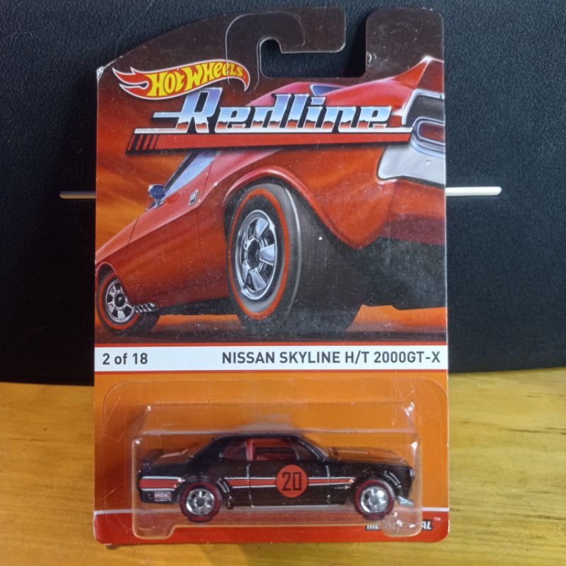 hot wheels hotwheels redline nissan skyline h/t 2000gt-x