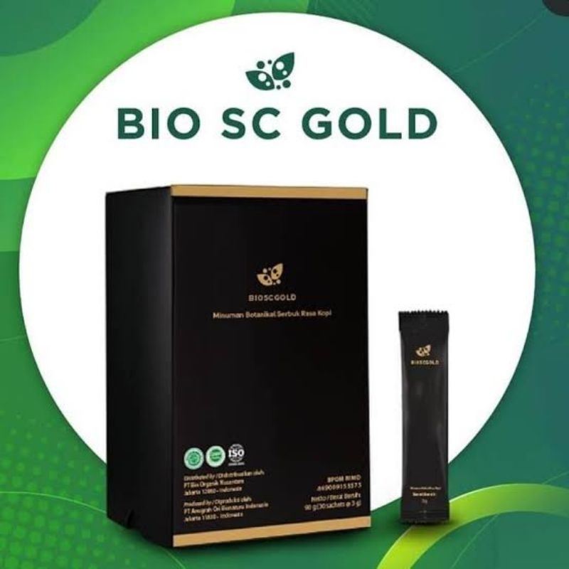 Biogreen BioGold Bio Sc Gold Asli | BioSc Gold BioScGold Stemcell Gold Apple BARCODE