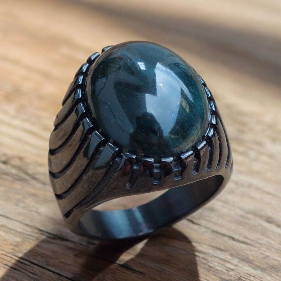 Natural Black Jadeite Jade Type A Batu Permata Giok Hitam NTE Asli Garansi