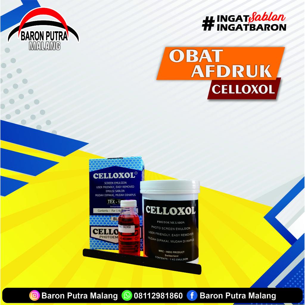 OBAT AFDRUK CELLOXOL