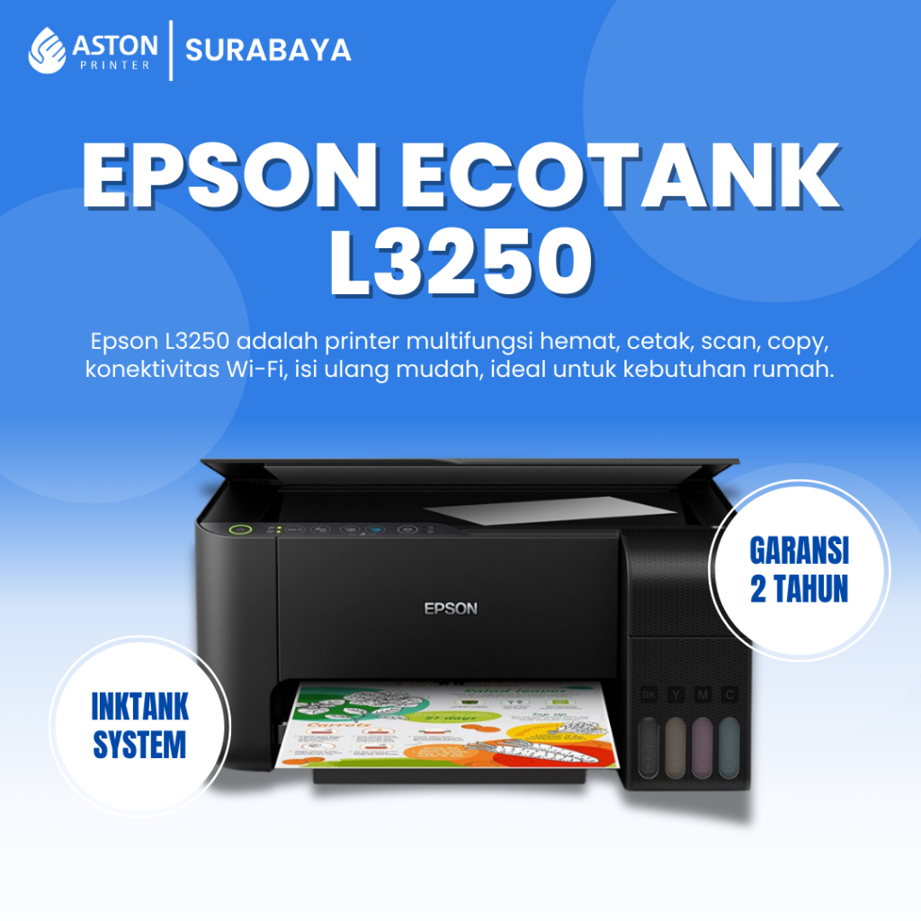 Printer Epson EcoTank L3250 - Printer All-in-One Wireless