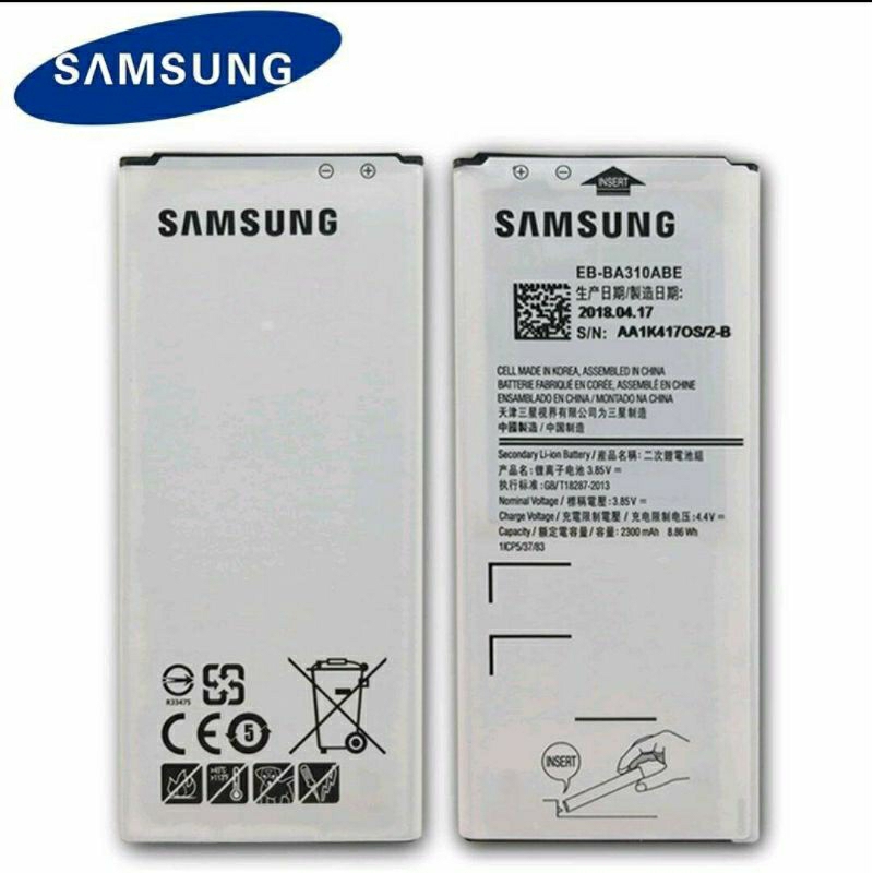 BATERAI SAMSUNG A3 2016 / A310