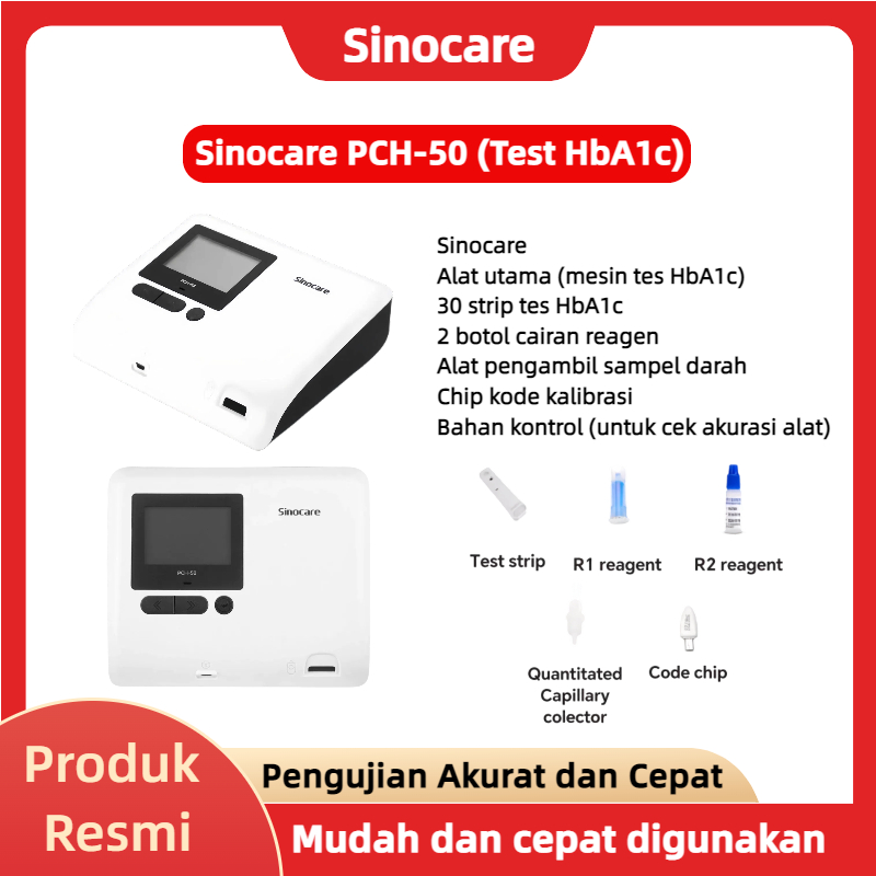 Sinocare PCH 50 HbA1c Portable Glycosylated Hemoglobin Analyzer