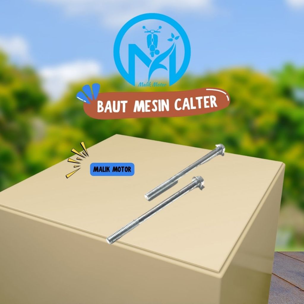 Baut Mesin Calter M6x85 Baut 10 Kunci 8 Panjang 8,5cm Universal