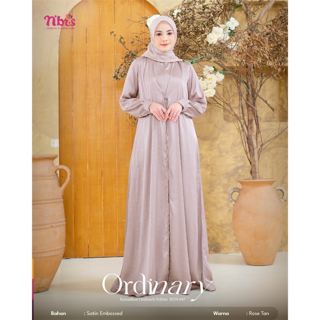 GNT - GAMIS NIBRAS RON 047 NIBRAS ORI BRANDED BAJU GAMIS BUSUI MUSLIMAH
