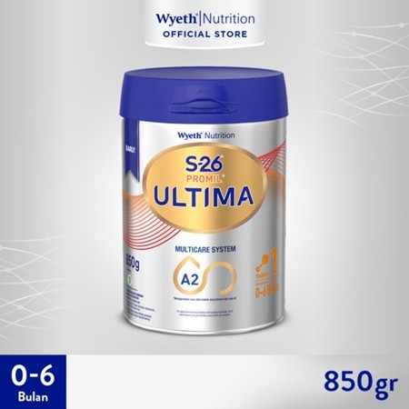 S-26 Promil Ultima 1 Can 850g Susu Formula Bayi 0-6 Bulan