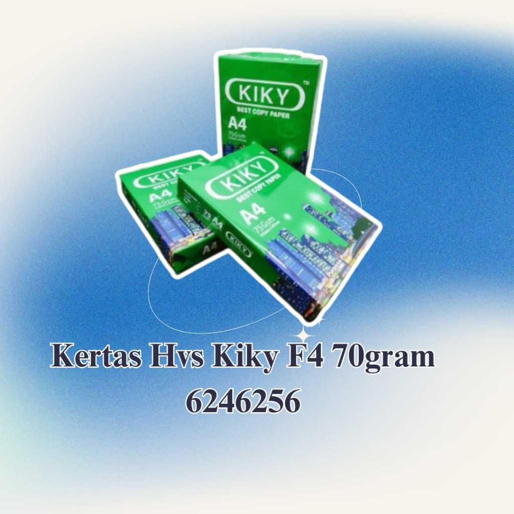 

KERTAS HVS KIKY F4 70GR/KERTAS HVS A4 KIKY