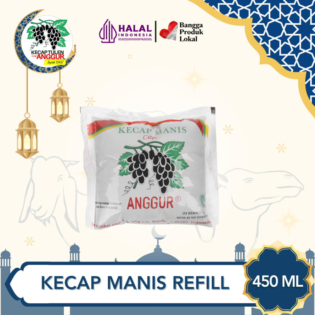

Cap Anggur Kecap Manis Reguler 450ml (Bantal)