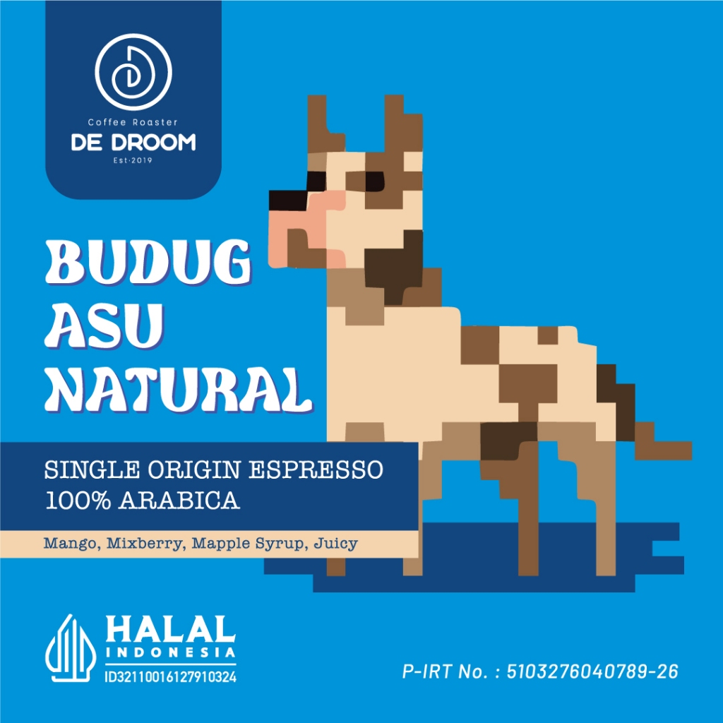 

De Droom - ESPRESSO COFFEE 100% Arabica - Biji Kopi Espresso Jawa Timur Budug Asu Natural