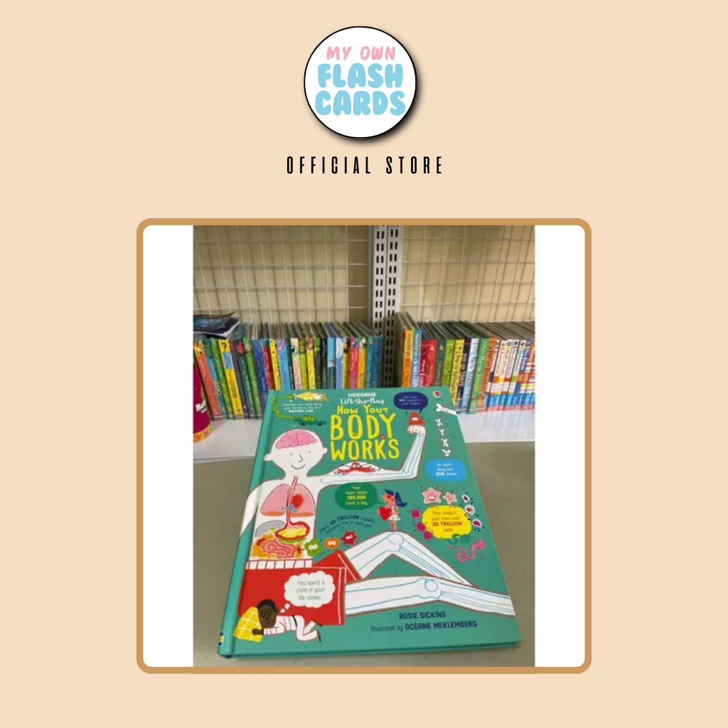 How Your Body Works - Flaps Board Book - Imported Education kids Book Children Buku Edukasi Anak imp