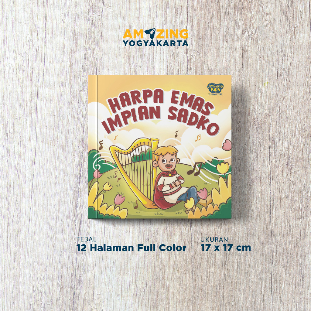Buku Dongeng Harpa Emas Impian Sadko - Buku Cerita Anak