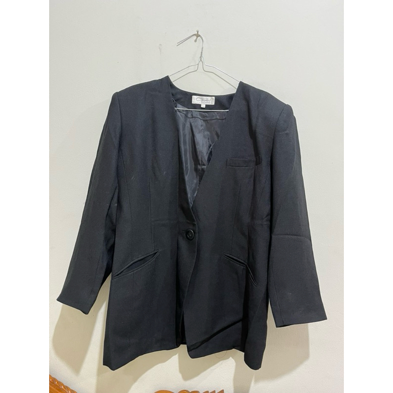 Preloved Blazer Jas Hitam Wanita