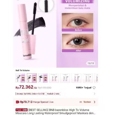 New Maskara Barenbliss Teratu Translucent Powder