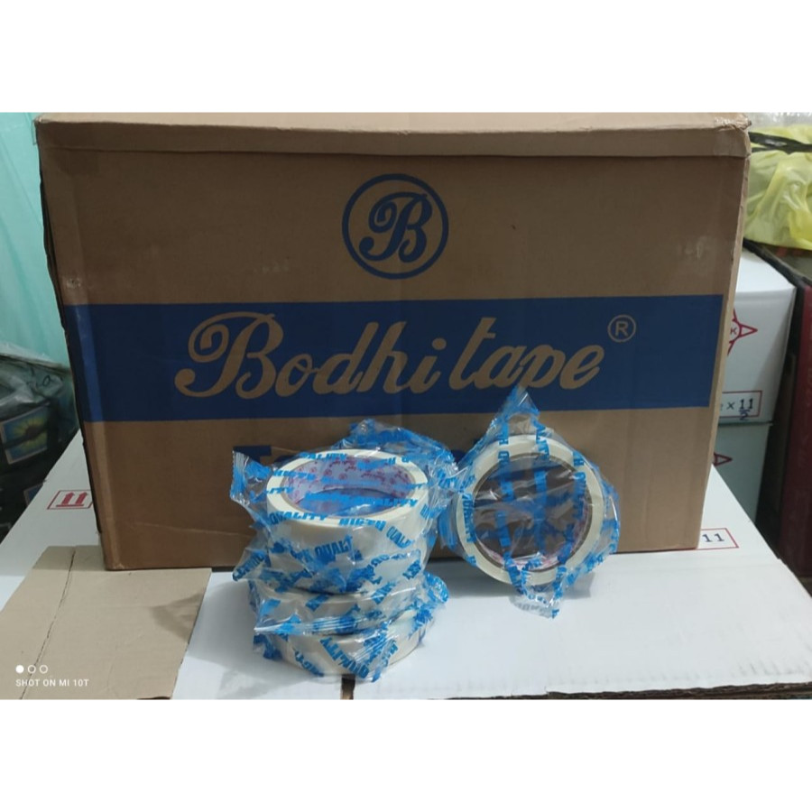 

LAKBAN KERTAS TEBAL BODHI 1" / MASKING TAPE ISOLASI 1 Inch