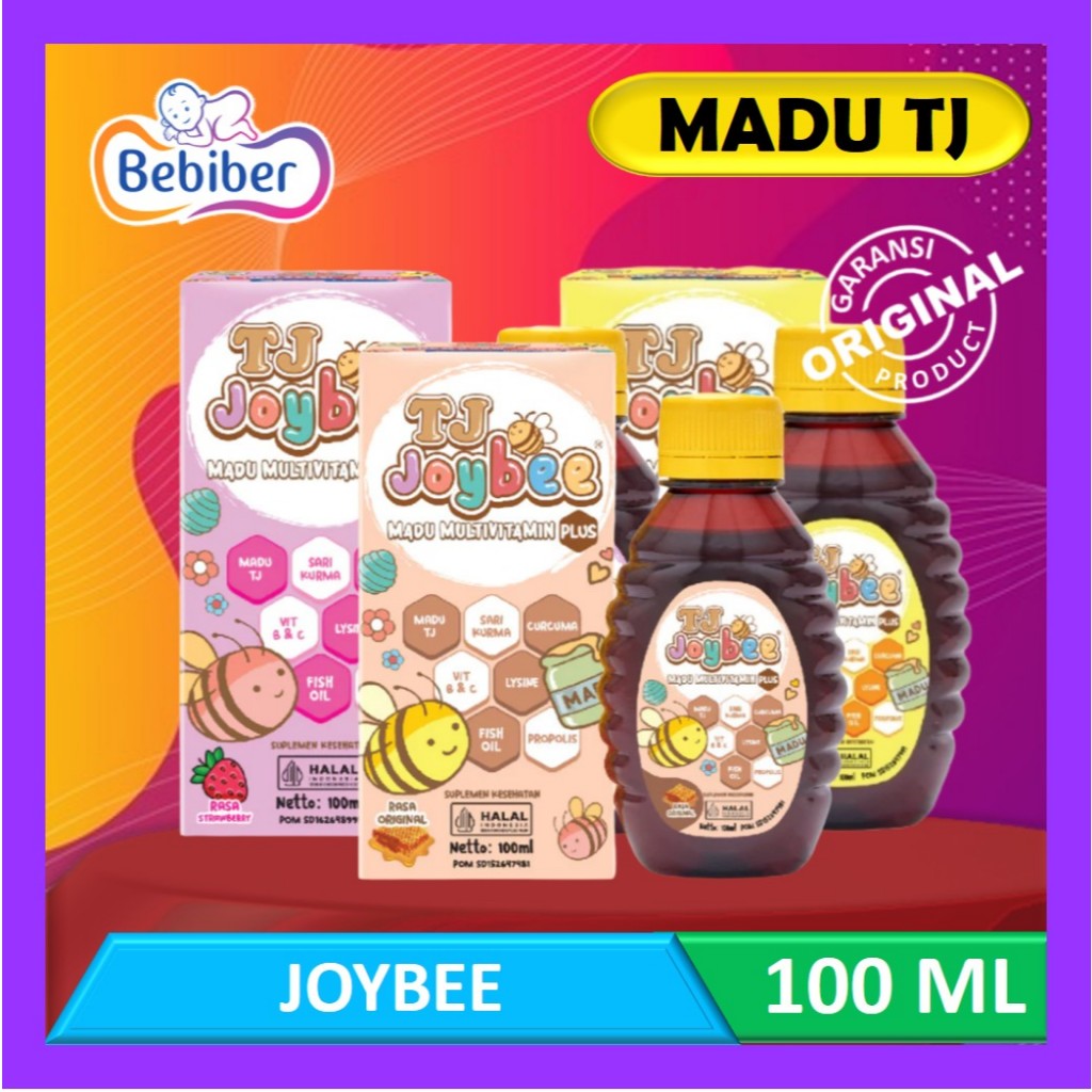 

Madu Tj Joybee 100ml / Madu Anak untuk Daya Tahan Tubuh & Nafsu Makan / Bebiber