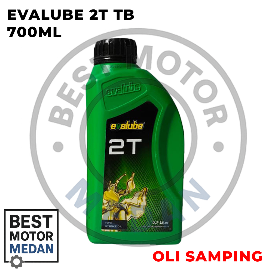 EVALUBE - Oli Samping EVALUBE 2T TB / Oli Samping EVALUBE 2 TAK Ukuran 700mL