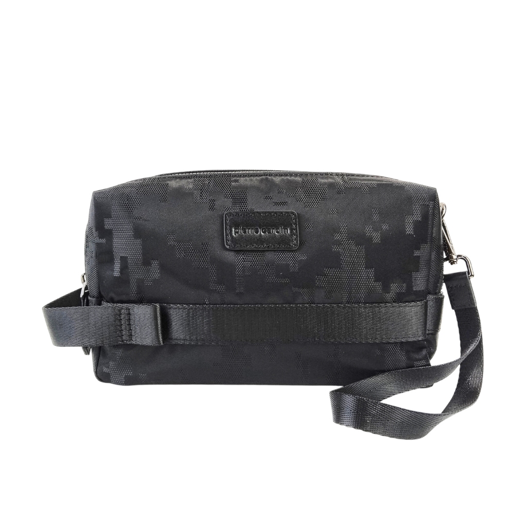 Pierre Cardin Clutch Handbag Tas Tangan Pria Kulit Hitam 9112832301BLA-Black