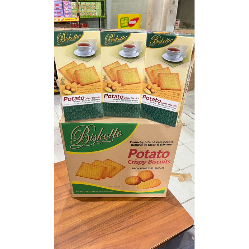 

BISKOTTO POTATO CRISPY 160GR x 18pcs