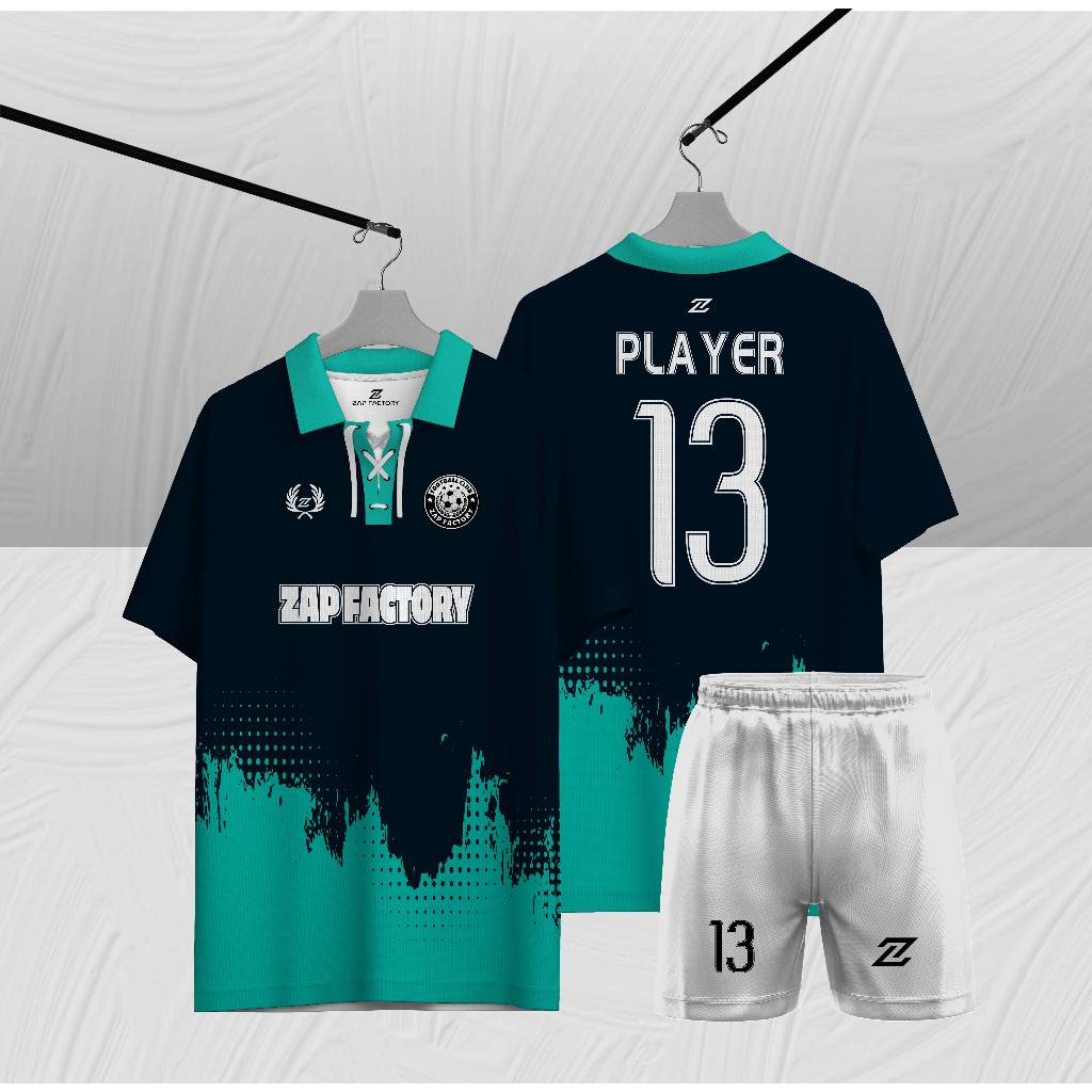 ZAP FACTORY - JERSEY SEPAK BOLA FUTSAL MINI SOCCER BAJU OLAHRAGA BADMINTON VOLI SPORT TALI 84