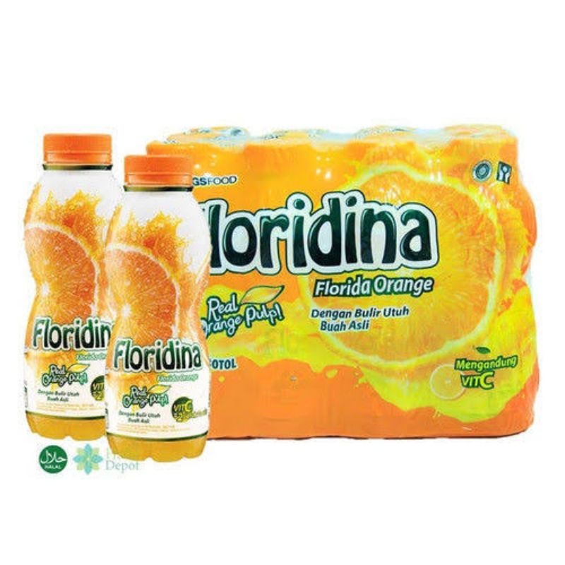 

1 PAK FLORIDINA MINUMAN ORANGE | COCO JUICE WINGSFOOD 12 PCS X 350 ML MURAH