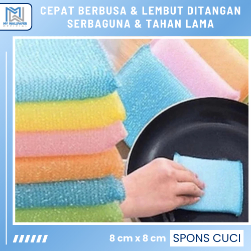 Spons Pencuci Piring Spon Pencuci Piring Spons Cuci Piring Alat Pencuci Piring Jaring Cuci Piring