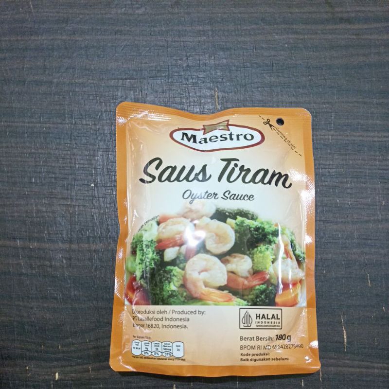 

maestro saus tiram kemasan 180gr