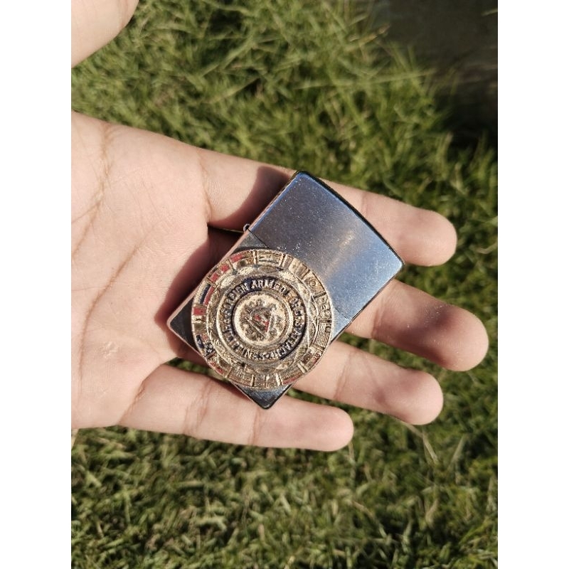 zippo brushed chrome original second