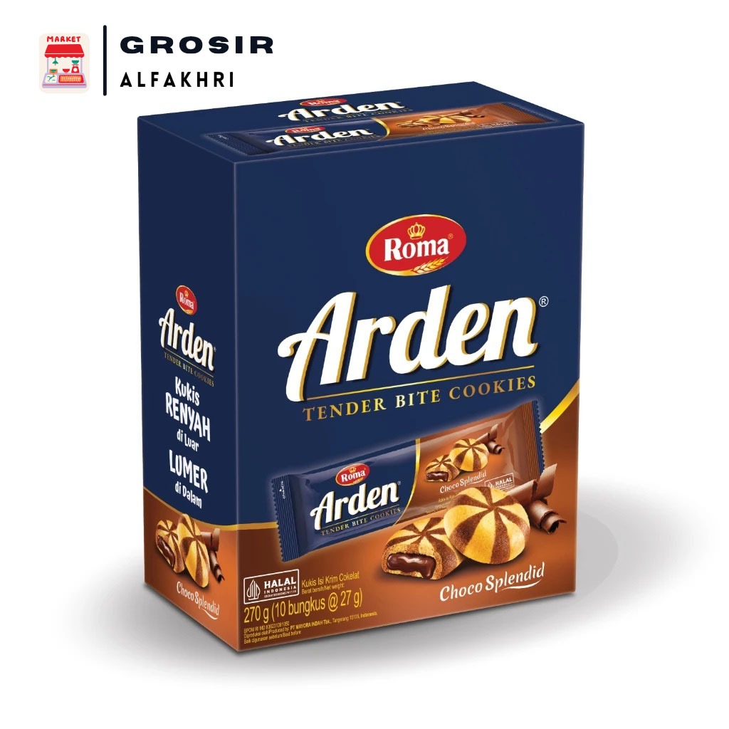 

ROMA ARDEN CHOCO SPLENDID 27GR ( ISI 10 PACK )