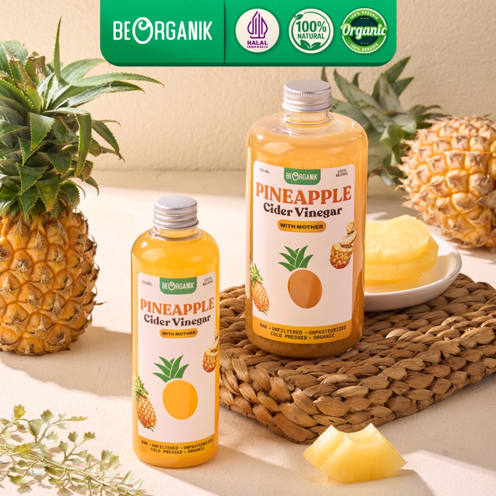 

Beorganik Pineapple Cider Vinegar / Cuka Nanas Organik With The Mother