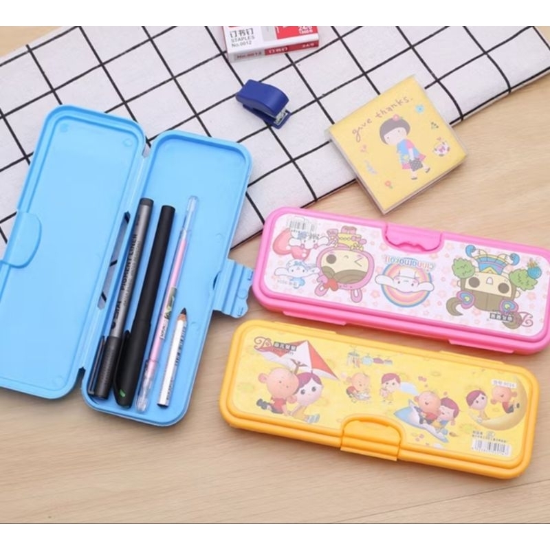

Tempat pensil anak motif random / kotak pensil lucu / tempat alat tulis sekolah