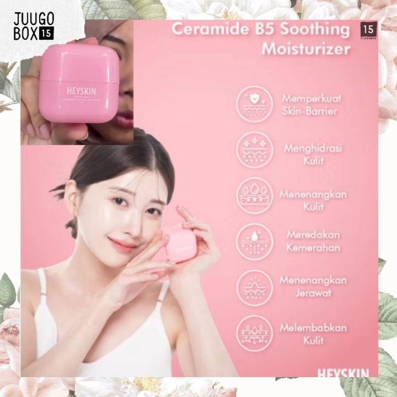 READY INSTANT - Heyskin B5 Soothing Moisturizer For Skin Barrier & Calming for Pimple Acne Kulit Jer