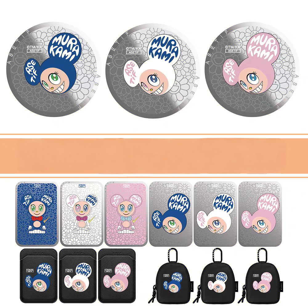 Casetify instantly clicks on the mirror rotating card bag, magnetic phone holder, MR DOB, Murakami T