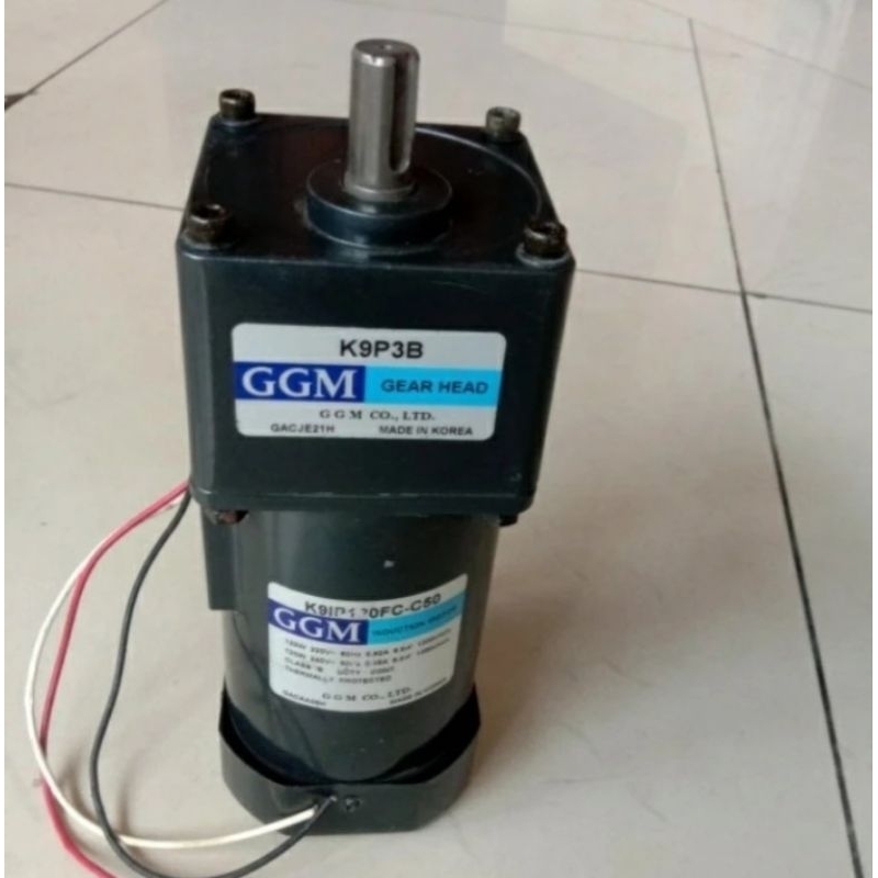 Ac Motor Gearbox GGM 220V Ratio 1:3 120W 433Rpm