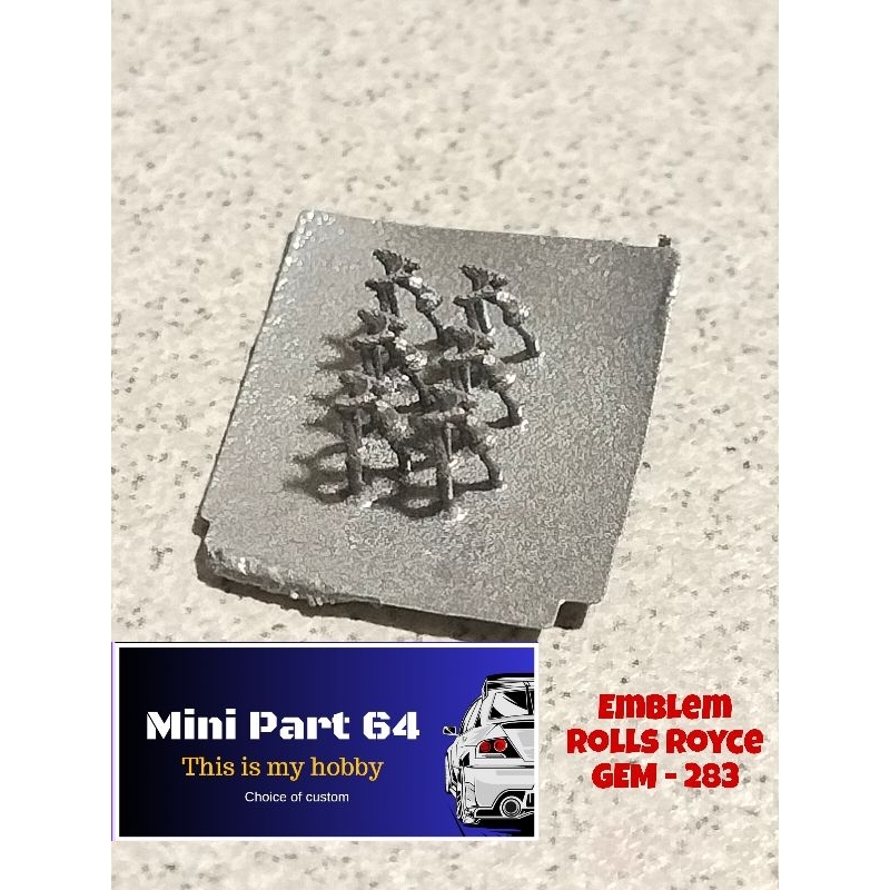 mini part 64 Emblem rolls royce GEM-283