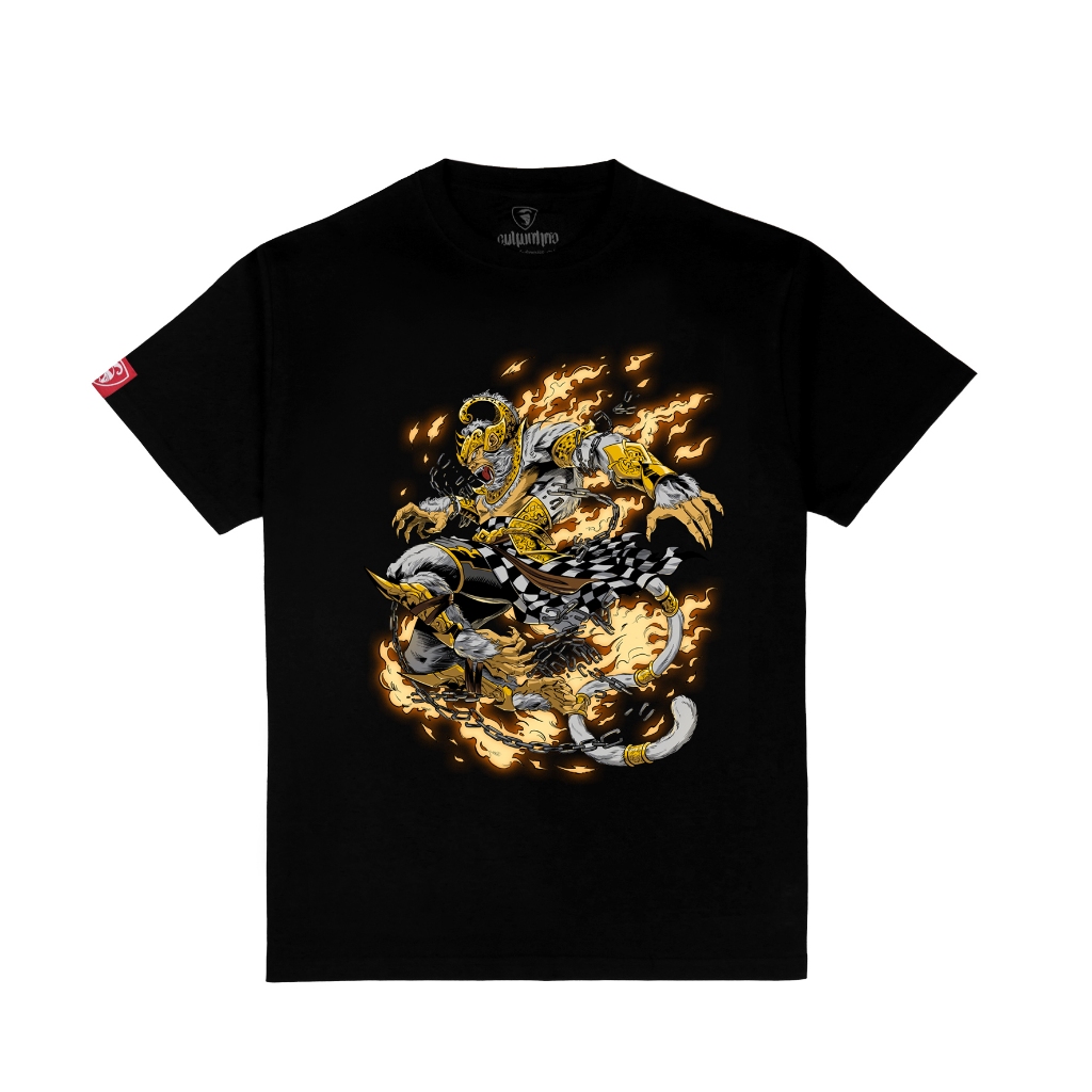 KAOS CULTURE HERO ANOMAN OBONG | Wayang Jawa Pria Budaya Original Wayang Kulit Ramayana Rahwana