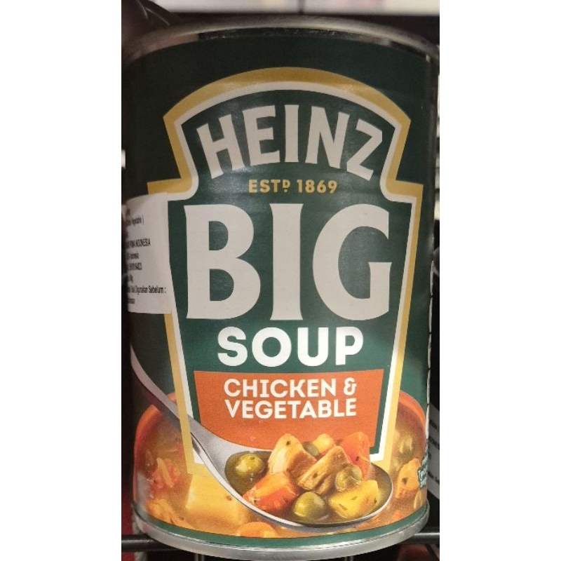 

Ayam Dan Sayuran HEINZ BIG SOUP Chicken And Vegetable 400g - RM.