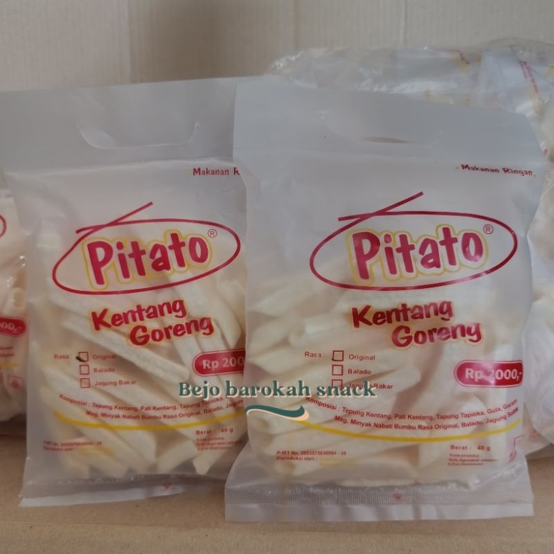 

PITATO 2000AN KEMASAN KECIL, 1 PACK ISI 10 BUNGKUS