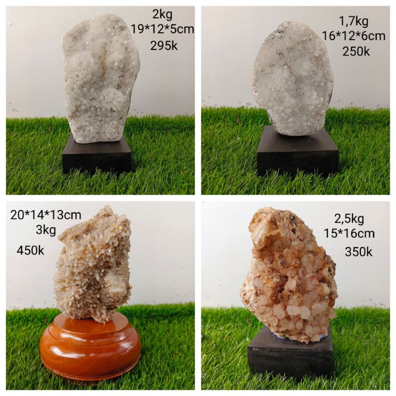crystal quartz /quartz pyrite