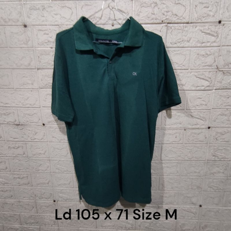 Polo Shirt Ck Hijau