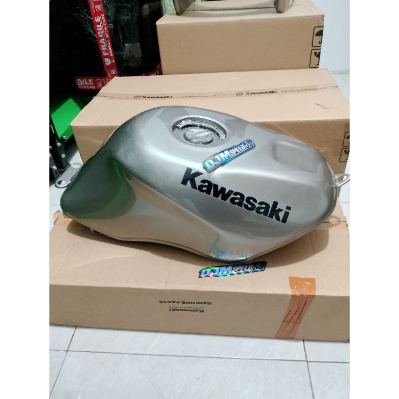 Tangki Ninja 150 RR old zx150 silver original kawasaki stiker